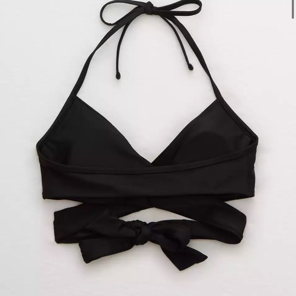 NWOT Aerie Wrap Halter Bikini Top - Picture 3 of 7